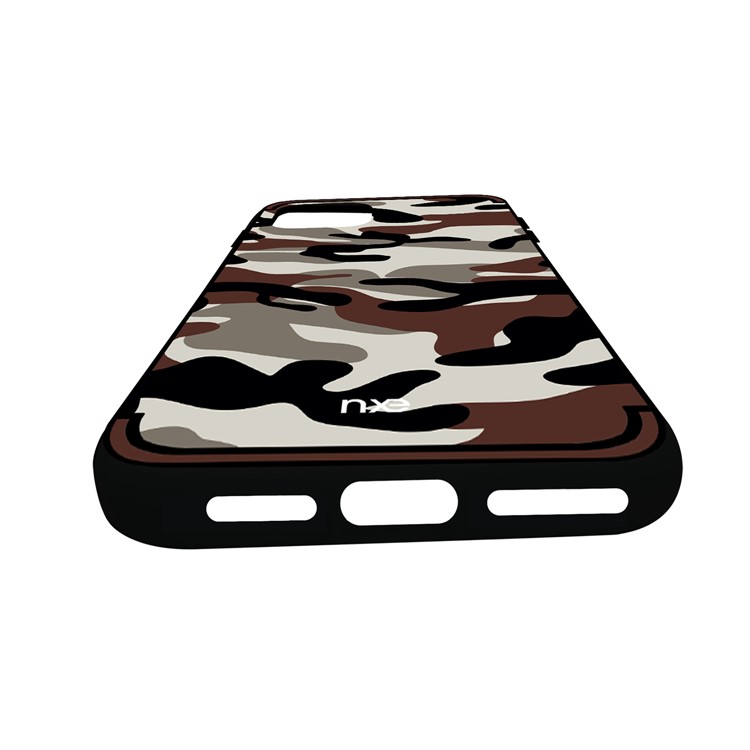 NXE Camouflage PC + TPU Combo Cell Casing for iPhone 11 Pro Max 6.5 inch (2019) - Coffee-5