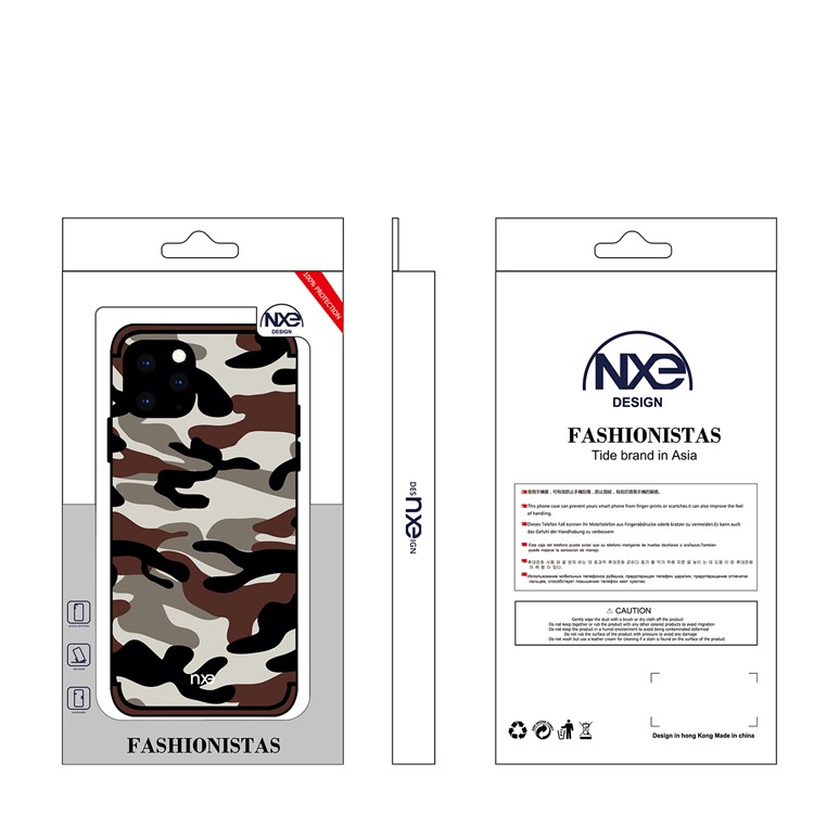 NXE Camouflage PC + TPU Combo Cell Casing for iPhone 11 Pro Max 6.5 inch (2019) - Coffee-6