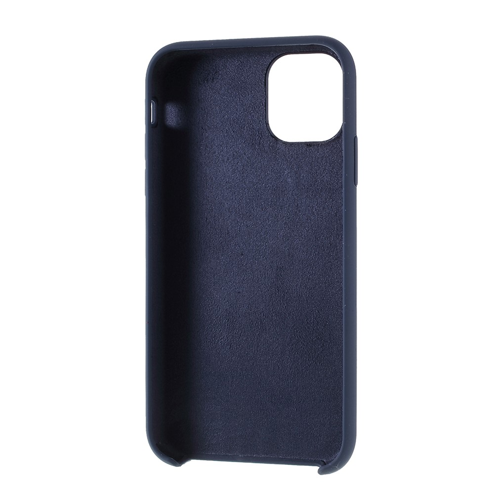 Für Iphone (2019) 6,1 Zoll Solide Silikon Handy Abdeckung Gehäuse - Blau-3
