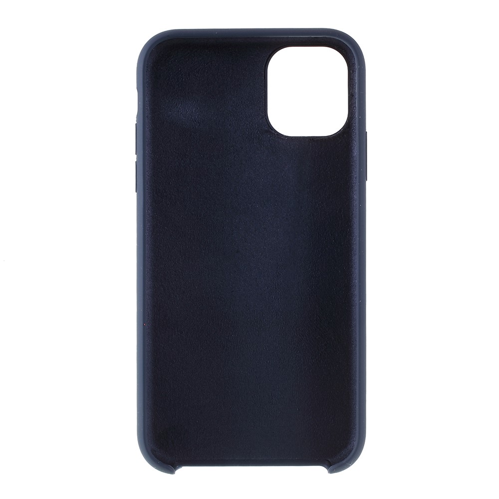 Für Iphone (2019) 6,1 Zoll Solide Silikon Handy Abdeckung Gehäuse - Blau-4
