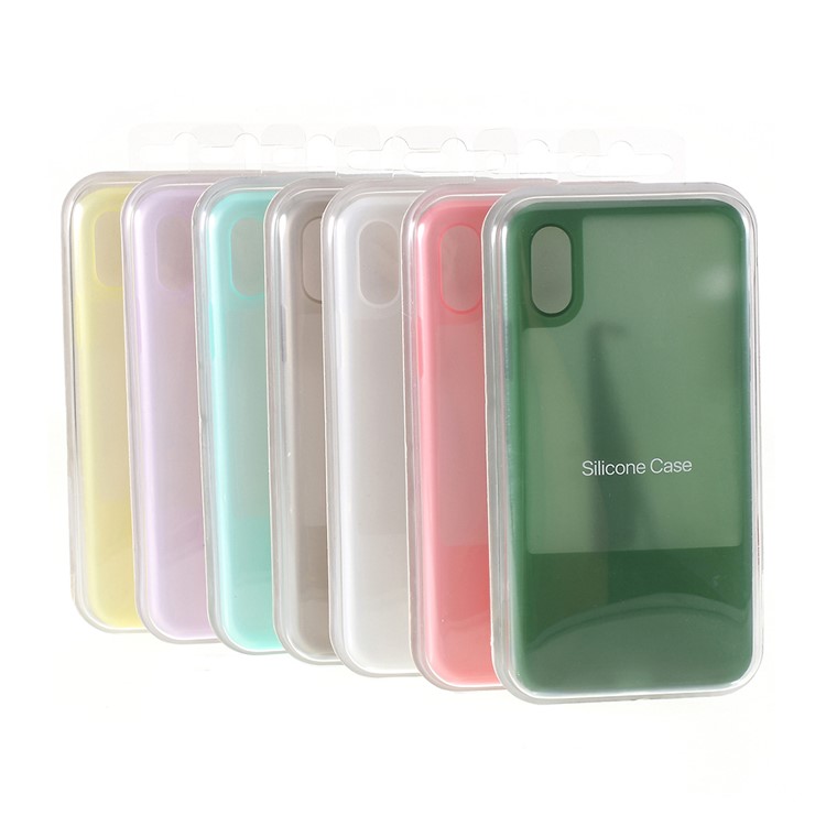 Translucent Silicone Phone Case for iPhone X/XS 5.8 inch - Green-12