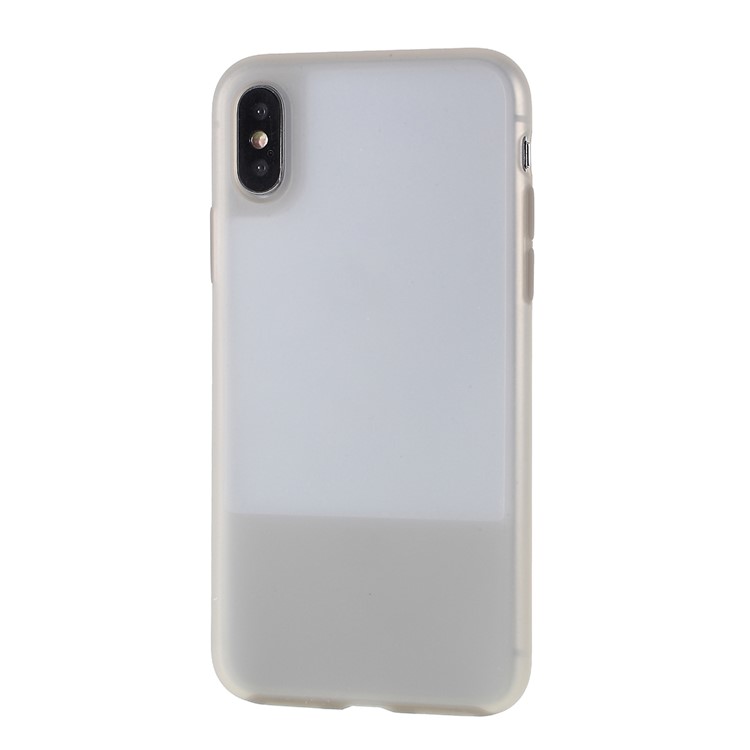 Translucent Silicone Phone Case for iPhone X/XS 5.8 inch - Grey-2
