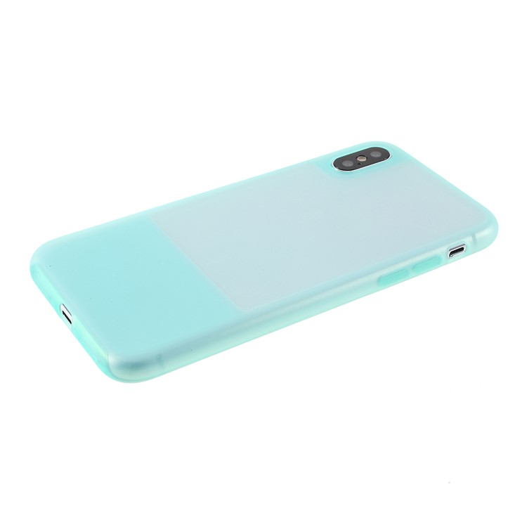 Translucent Silicone Phone Case for iPhone X/XS 5.8 inch - Baby Blue-5
