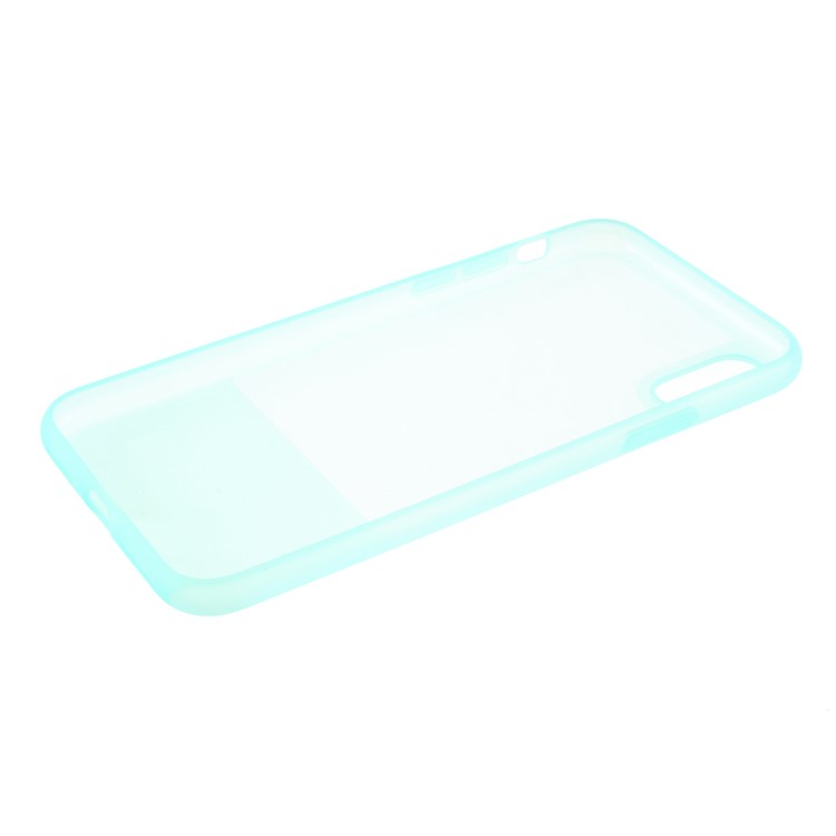 Translucent Silicone Phone Case for iPhone X/XS 5.8 inch - Baby Blue-6