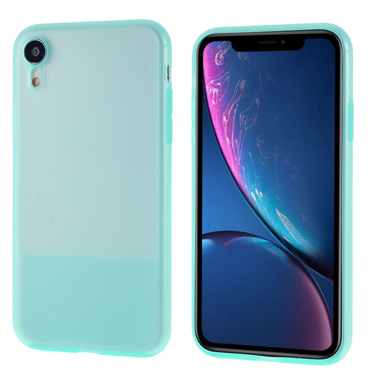 Translucent Liquid Silicone Phone Cover for iPhone XR 6.1 inch-1