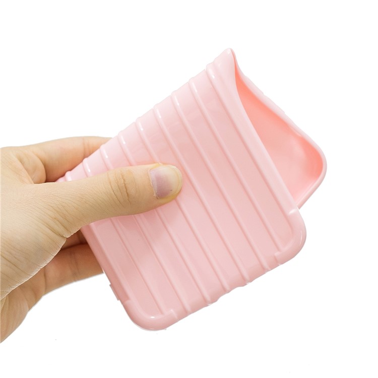 Stoßfestes, Glänzendes Gepäckförmiges, Weiches TPU-Handyetui Für Das IPhone XR 6,1 Zoll - Rosa-4