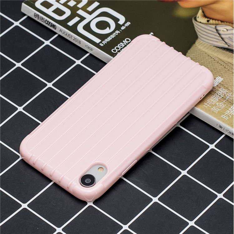 Stoßfestes, Glänzendes Gepäckförmiges, Weiches TPU-Handyetui Für Das IPhone XR 6,1 Zoll - Rosa-6