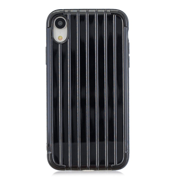 Custodia Morbida In TPU Antiurto Lucida Per IPhone XR Da 6,1 Pollici - Nero-2