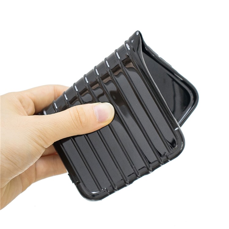 Custodia Morbida In TPU Antiurto Lucida Per IPhone XR Da 6,1 Pollici - Nero-4