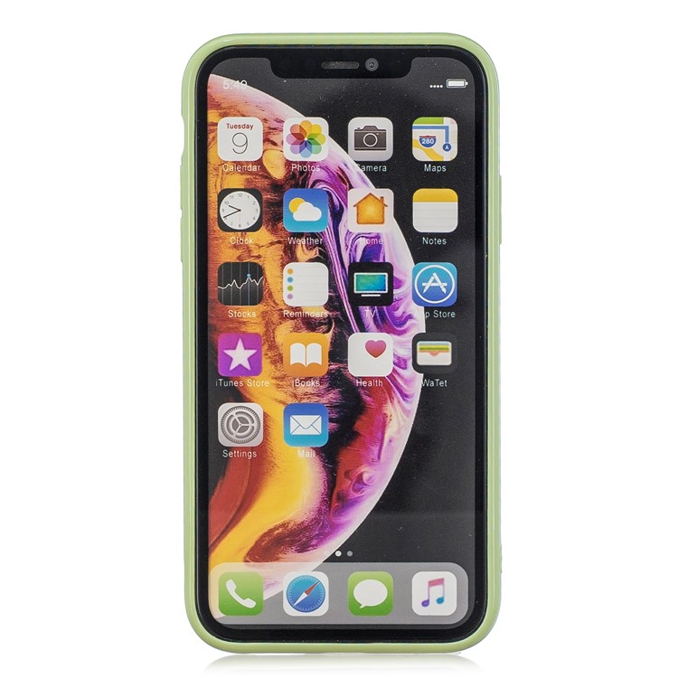 Shockproof Glossy Luggage-shaped Soft TPU Mobile Phone Case for iPhone XR 6.1 inch - Green-3