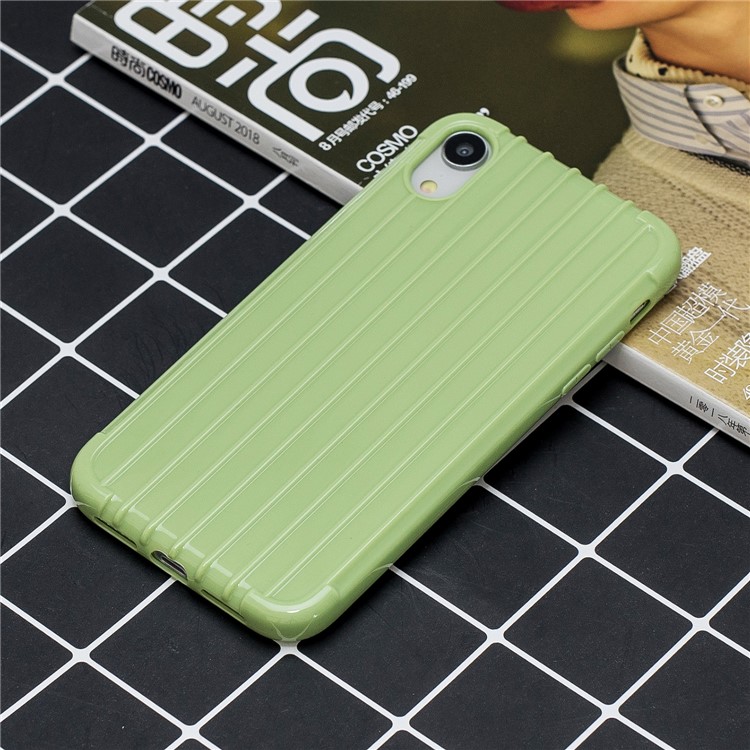 Shockproof Glossy Luggage-shaped Soft TPU Mobile Phone Case for iPhone XR 6.1 inch - Green-5