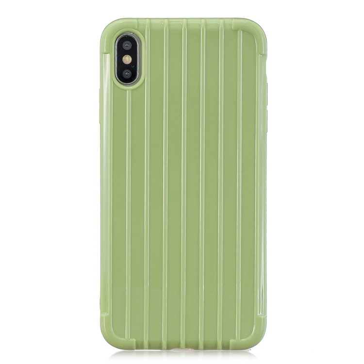 Pure Anti-fall TPU Trunk Style Shell for iPhone X / XS 5.8 inch - Green-2