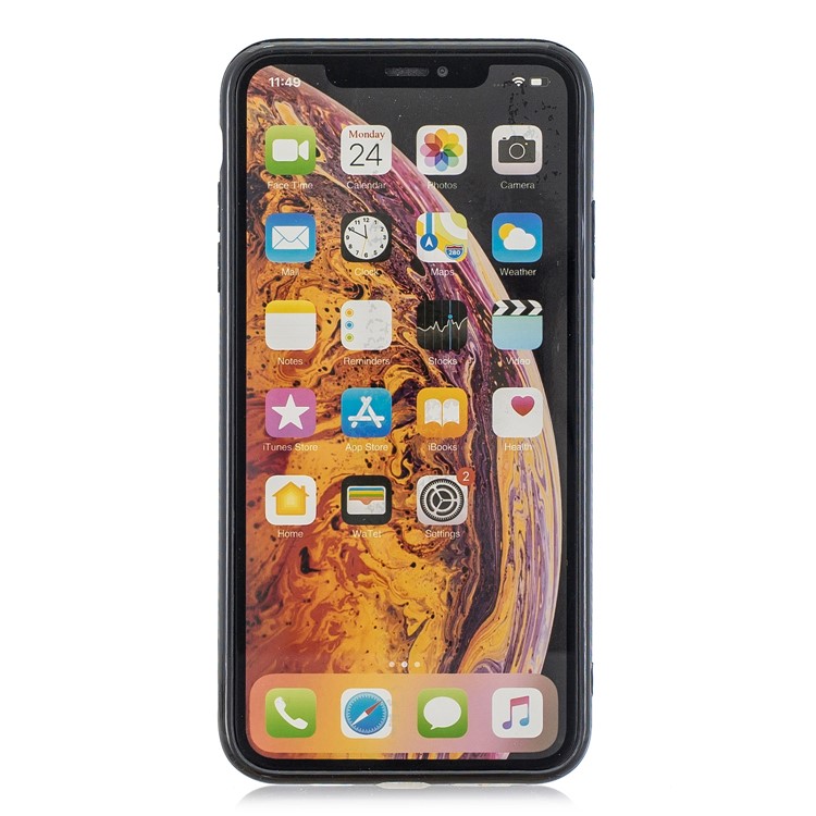 Pure Anti-fall TPU Trunk Style Shell for iPhone X / XS 5.8 inch - Black-3