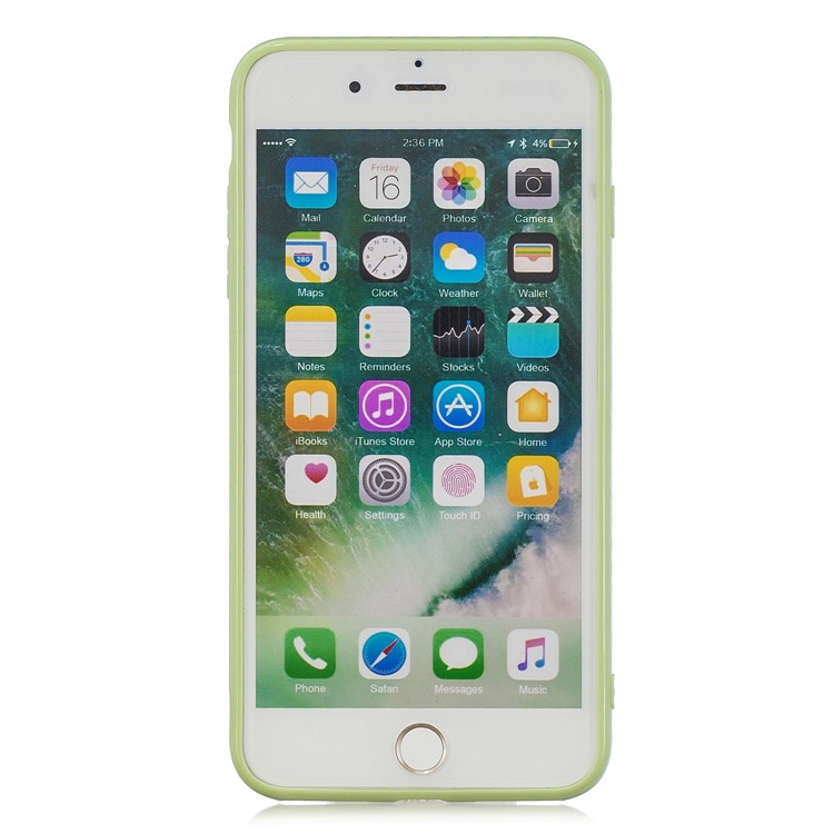 Pure Anti-drop TPU Trunk Style Shell for iPhone 8 Plus / 7 Plus 5.5 inch - Green-3