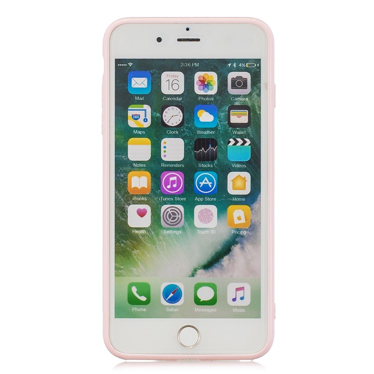 Pure Anti-drop TPU Trunk Style Shell for iPhone 8 Plus / 7 Plus 5.5 inch - Pink-3