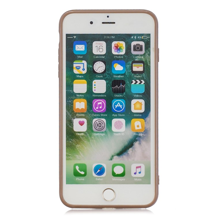 Pure Anti-drop TPU Trunk Style Shell for iPhone 8 Plus / 7 Plus 5.5 inch - Brown-3