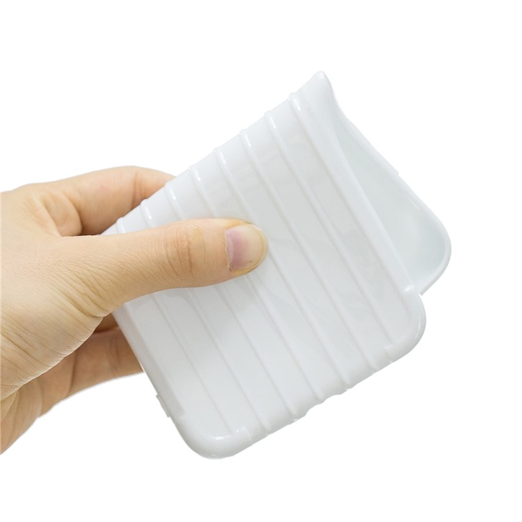 Carcasa De Estilo De Tronco De TPU Anti-caída Pura Para Iphone 8 Plus / 7 Más 5.5 Pulgadas - Blanco-4