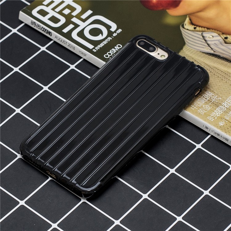 Pure Anti-drop TPU Trunk Style Shell for iPhone 8 Plus / 7 Plus 5.5 inch - Black-5