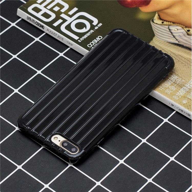 Pure Anti-drop TPU Trunk Style Shell for iPhone 8 Plus / 7 Plus 5.5 inch - Black-6