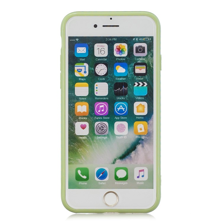 Pure Color Anti-fall TPU Trunk Style Case Shell for iPhone 8 / iPhone 7 4.7 inch - Green-3