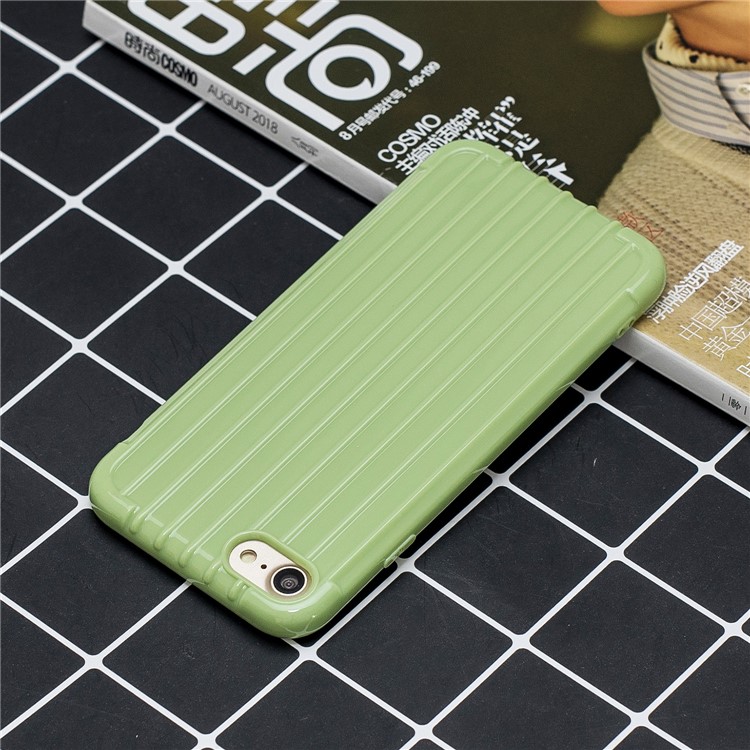 Pure Color Anti-fall TPU Trunk Style Case Shell for iPhone 8 / iPhone 7 4.7 inch - Green-6
