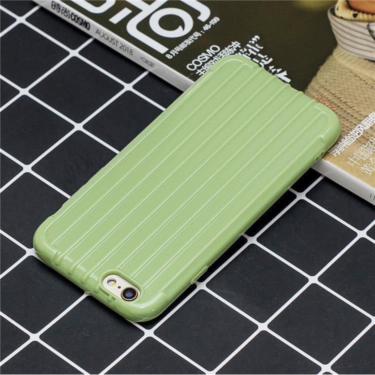Pure Color Anti-fall TPU Trunk Shape Shell for iPhone 6 Plus / 6s Plus 5.5-inch - Green-6
