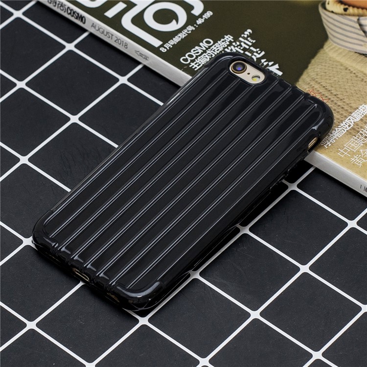 Pure Color Anti-fall TPU Trunk Shape Shell for iPhone 6 Plus / 6s Plus 5.5-inch - Black-5
