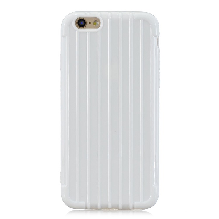 Pure Color Anti-fall TPU Trunk Style Shell for iPhone 6 / 6s 4.7-inch - White-2