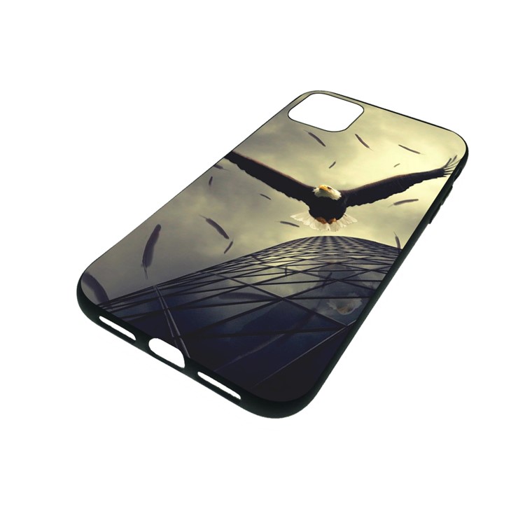 Pattern Printing Embossment Soft TPU Case for iPhone 11 6.1-inch (2019) - Eagle-2