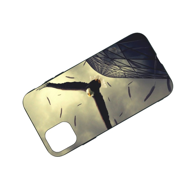 Pattern Printing Embossment Soft TPU Case for iPhone 11 6.1-inch (2019) - Eagle-3