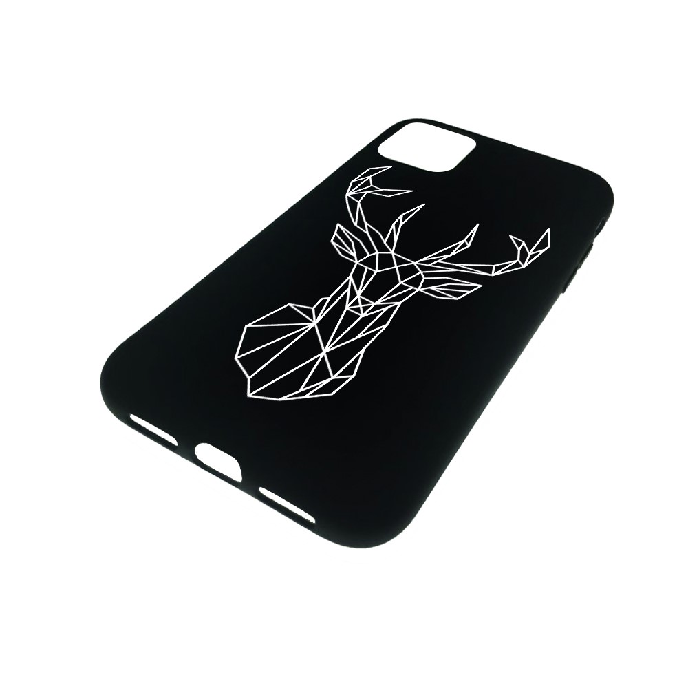 Pattern Printing Embossment Soft TPU Case for iPhone 11 6.1-inch (2019) - Elk-2