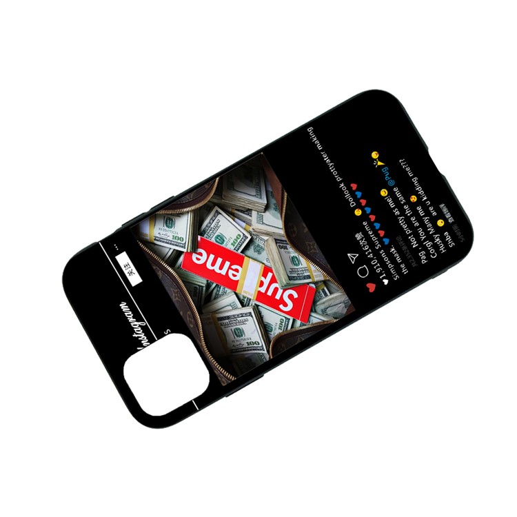 Pattern Printing Embossment Soft TPU Case for iPhone 11 Pro Max 6.5-inch (2019) - Supreme-3