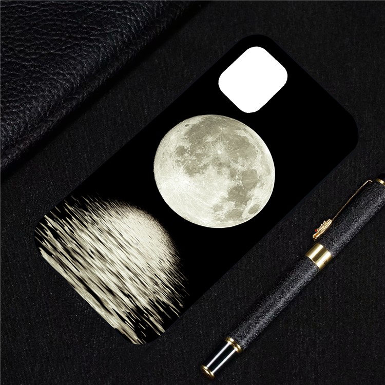 Pattern Printing Embossment Soft TPU Case for iPhone 11 Pro Max 6.5-inch (2019) - Moon-4