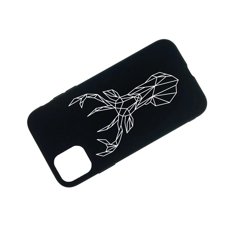 Pattern Printing Embossment Soft TPU Case for iPhone 11 Pro Max 6.5-inch (2019) - Elk-3