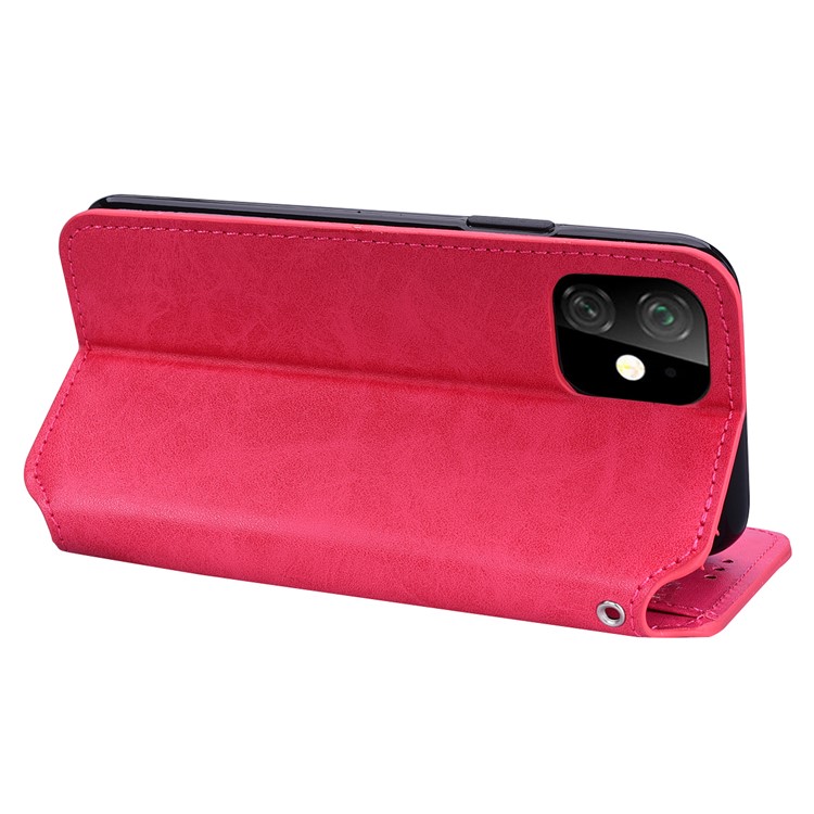 Card Holder Zippered Wallet Leather Phone Cover for iPhone 11 6.1 inch (2019) - Rose-6