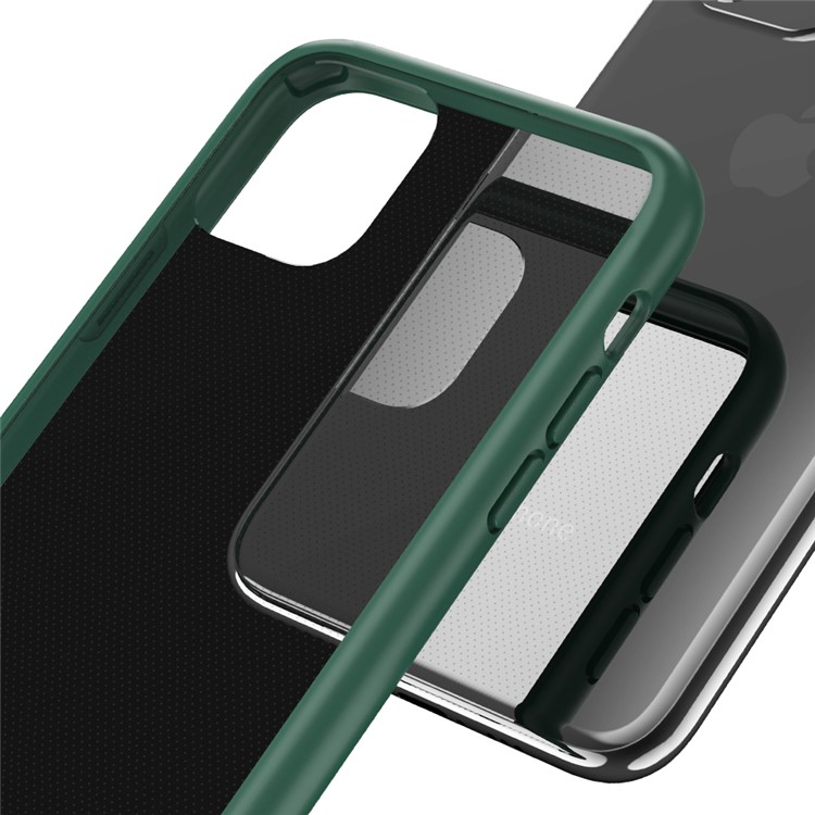 

DEVIA Полупрозрачная Серия TPU + Пластиковый Чехол Для Телефона Apple Iphone (2019) 6,5-дюймовый - Армейский Зеленый, iPhone 11 Pro Max 6.5 inch