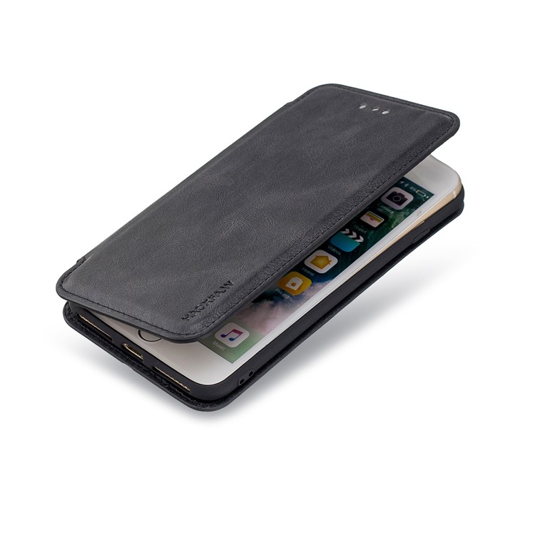 HAOXFA.W DetachableCard Slots Leather Wallet Phone Cover for iPhone 8 Plus/7 Plus 5.5 inch - Black-9