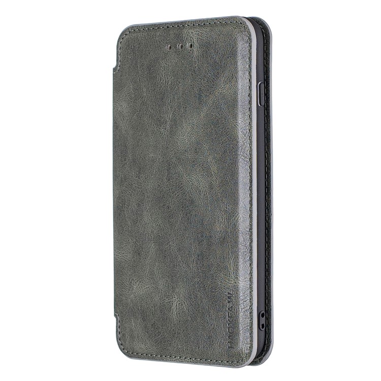 HAOXFA.W Detachable Card Slots Leather Wallet Phone Cover for iPhone 8 Plus/7 Plus 5.5 inch - Grey-5