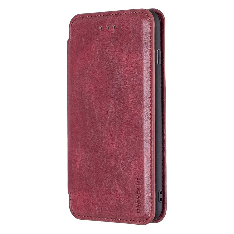 HAOXFA.W Detachable Card Slots Leather Wallet Phone Cover for iPhone 8 Plus/7 Plus 5.5 inch - Red-5