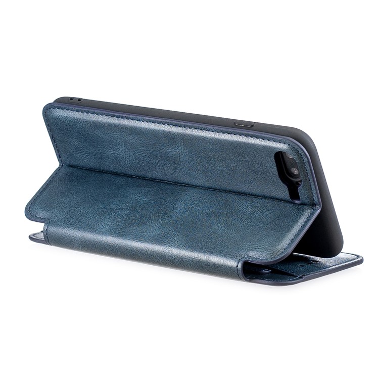 HAOXFA.W Detachable Card Slots Leather Wallet Phone Cover for iPhone 8 Plus/7 Plus 5.5 inch - Blue-7