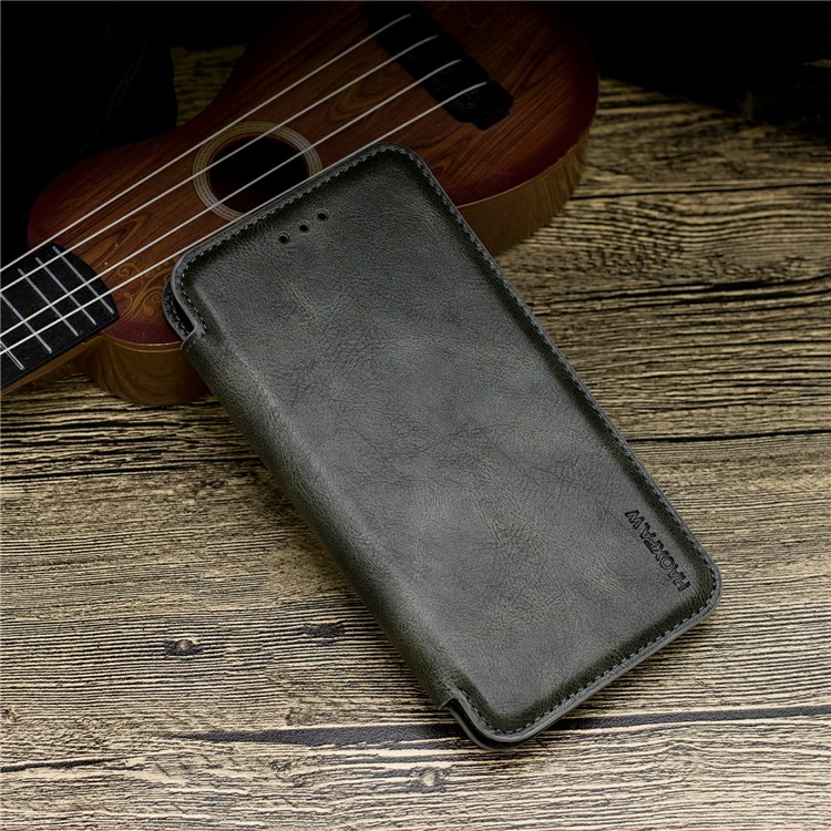 HAOXFA.W Detachable Card Slots Leather Stand Wallet Phone Shell for iPhone XS Max 6.5 inch - Grey-6