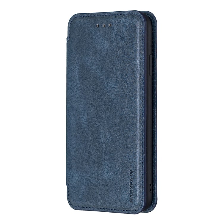 HAOXFA.W Detachable Card Slots Leather Stand Wallet Phone Shell for iPhone XS Max 6.5 inch - Blue-1