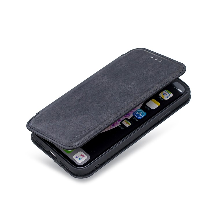 HAOXFA.W Luxurious Detachable Magnet Leather Wallet Protective Case for iPhone XR 6.1 inch - Black-3