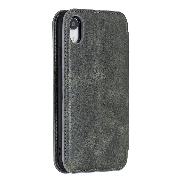 HAOXFA.W Luxurious Detachable Magnet Leather Wallet Protective Case for iPhone XR 6.1 inch - Grey-2