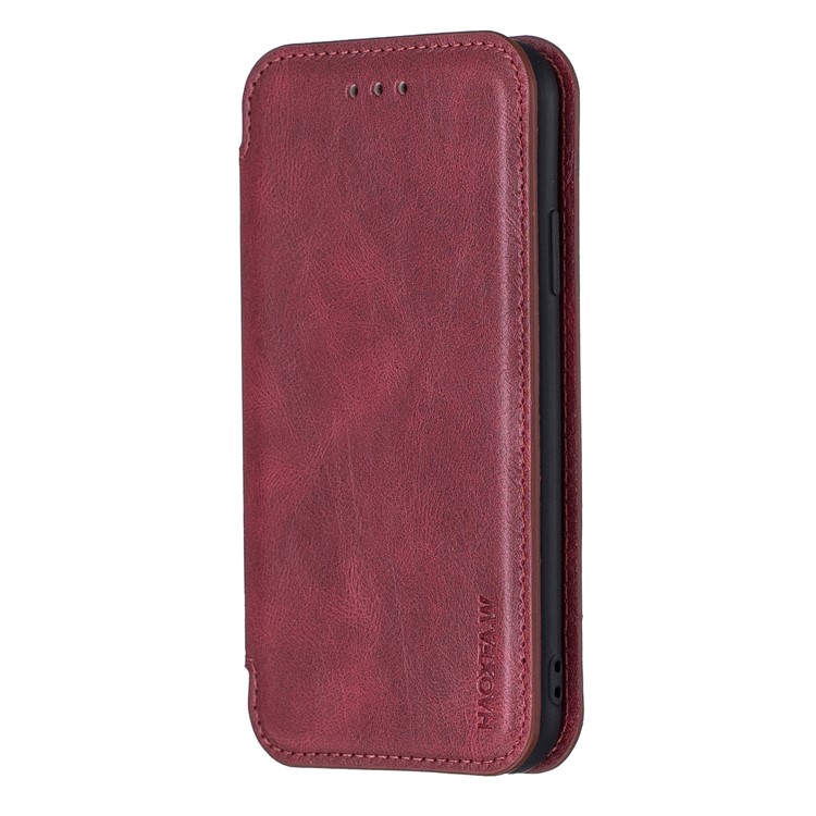 HAOXFA.W Auto-absorb Leather Detachable Wallet Phone Shell for iPhone X/XS 5.8 inch - Red-1