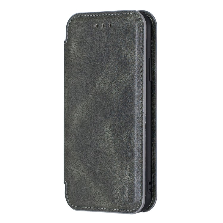 HAOXFA.W Auto-absorb Leather Detachable Wallet Phone Shell for iPhone X/XS 5.8 inch - Grey-1