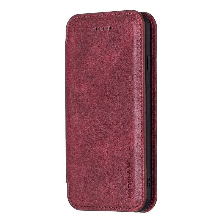 HAOXFA.W Detachable Wallet Phone Case Magnet Leather Shell for iPhone 7/8 4.7 inch - Red-1