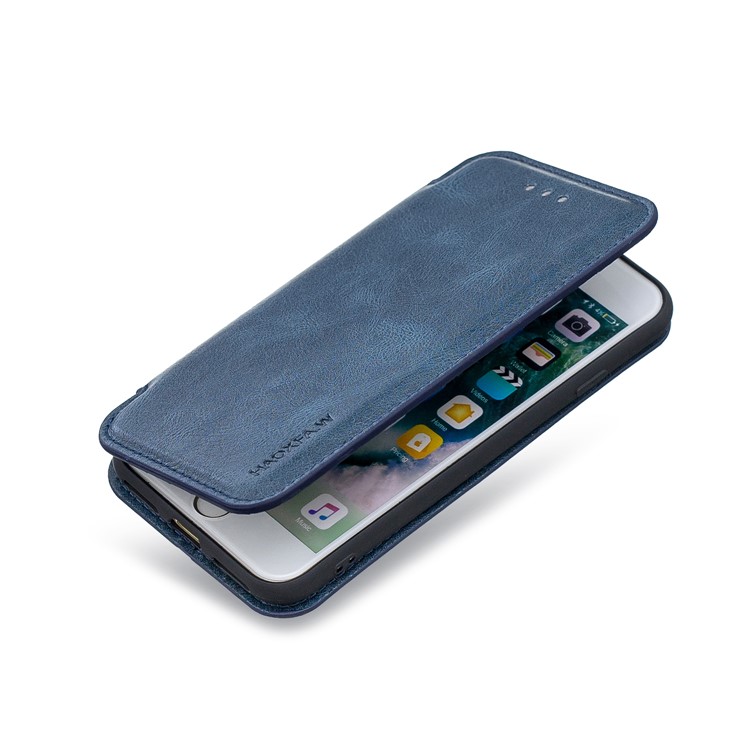HAOXFA.W Detachable Wallet Phone Case Magnet Leather Shell for iPhone 7/8 4.7 inch - Blue-3