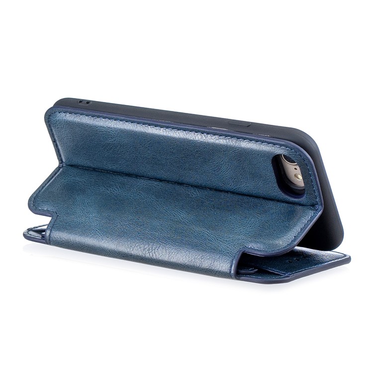 HAOXFA.W Detachable Wallet Phone Case Magnet Leather Shell for iPhone 7/8 4.7 inch - Blue-4
