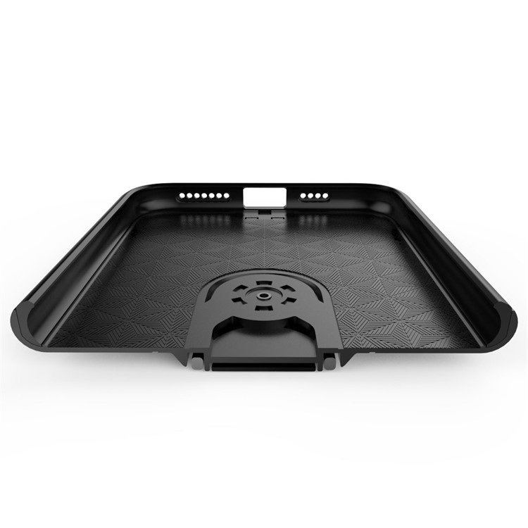 Porte-bagues Détachable Etui Hybride TPU PC TPU Pour Iphone 11 Pro Max 6.5 Pouces (2019) - Noir-6